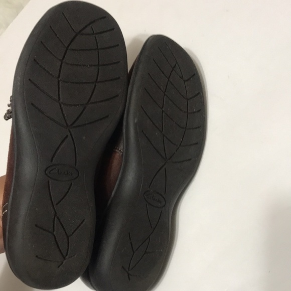 Clark Artisan Mary Jane Button Strap Flats 6.5M - Picture 5 of 11